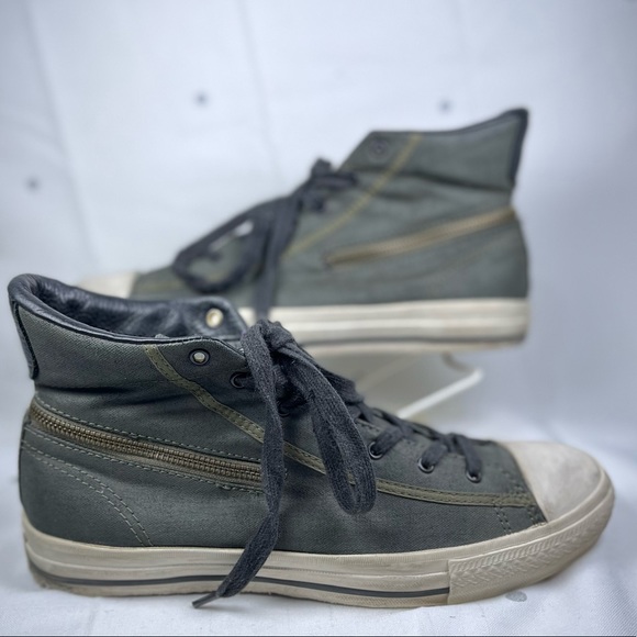 Converse x John Varvatos High Top Collab 9.5 Mens ZIP HI Sneakers 142980C